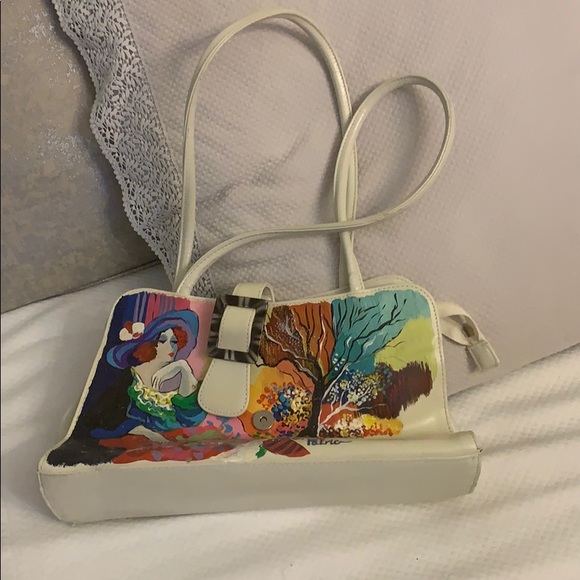 Hand painted handbag - Picture 8 of 8